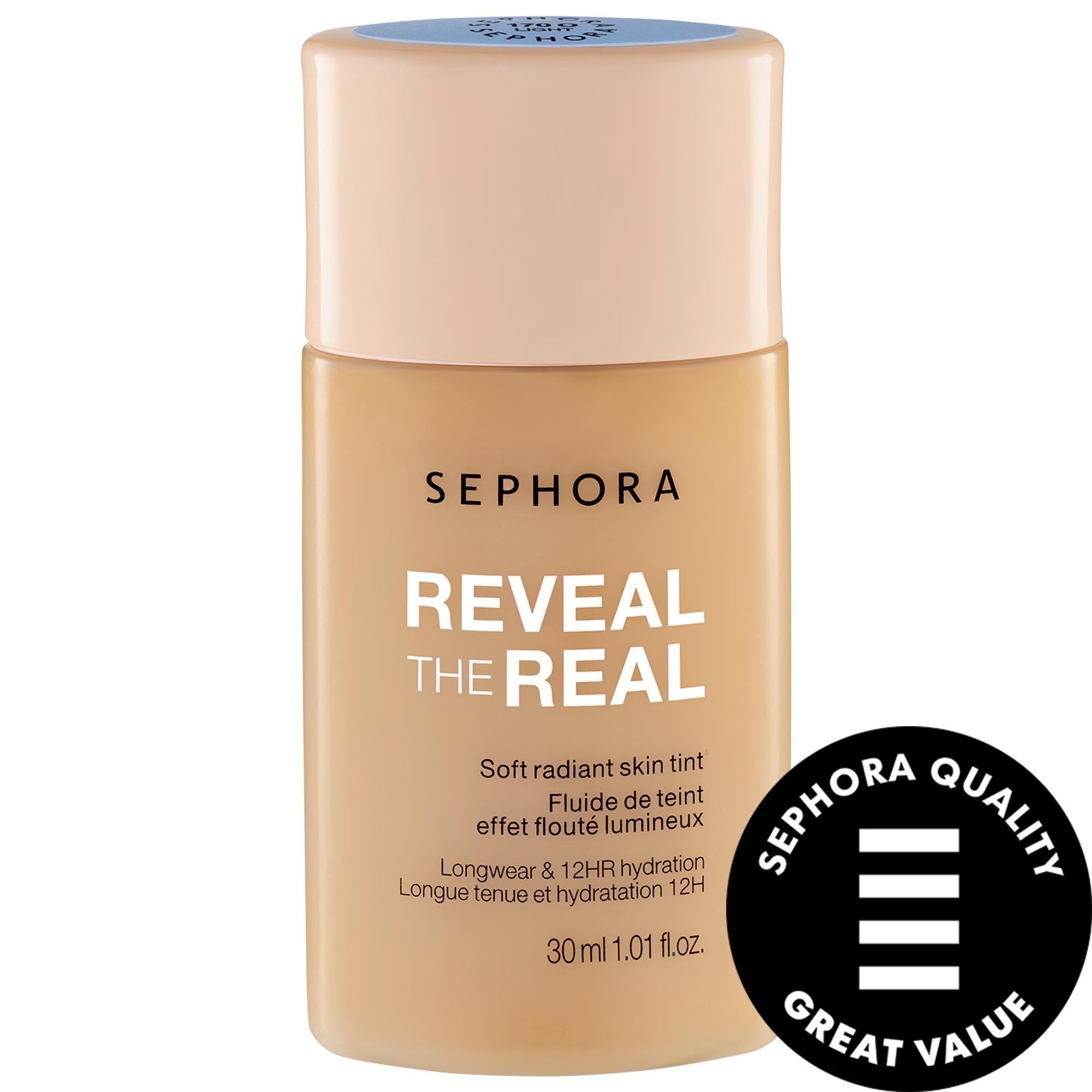 Reveal The Real - 12HR Soft Radiant Skin Tint, Lightweight Vegan Makeup for Natural Finish, Long-Lasting & Cruelty-Free Beauty Reveal The Real Skin Tint - Natural Finish Vegan Makeup Skin Tint, Lightweight Makeup, Vegan Cosmetics, Cruelty-Free Beauty, Long-Lasting Makeup, Natural Finish Makeup, Buildable Coverage, Serum-Like Texture, Clean Beauty, Sustainable Beauty, Everyday Makeup, Special Occasion Makeup, Normal Skin, Dry Skin, Combination Skin, Oily Skin