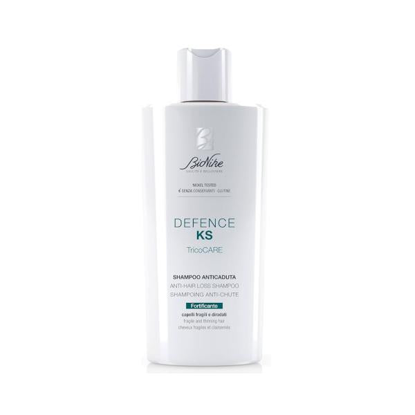 BioNike Defence KS Anti-Hair Loss Shampoo - Gentle, Biotin & Niacinamide Enriched Formula for Thinning Hair, 6.76 - Shampoo