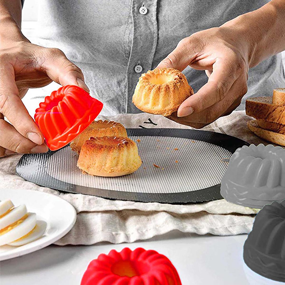 Decobella Silicone Cake Mold - Non-Stick, Flexible, Oven & Microwave Safe - Perfect for Home Bakers Decobella Silicone Cake Mold - Non-Stick & Flexible silicone cake mold, non-stick baking mold, flexible cake pan, oven safe bakeware, easy release cake mold, home baking essentials, baking accessories, silicone bakeware, cake baking, dessert preparation, kitchen utensils, baking tools, cooking gifts