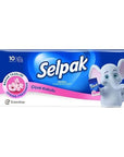 Selpak Spring Flowers Pocket Tissue - Super Absorbent - 10 Packs - image 2