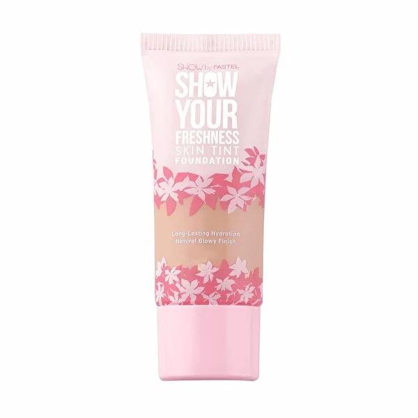 Show By Pastel Freshness Skin Tint Foundation - Natural, Lightweight, Vegan Makeup for Hydrated Skin - 6 Shades Show By Pastel Skin Tint - Natural, Vegan Makeup Skin Tint Foundation, Natural Makeup, Vegan Cosmetics, Cruelty-Free Beauty Products, Lightweight Foundation, Dermatologically Approved Makeup, Hydrating Makeup, Antioxidant Makeup, Everyday Makeup, Natural Beauty Products