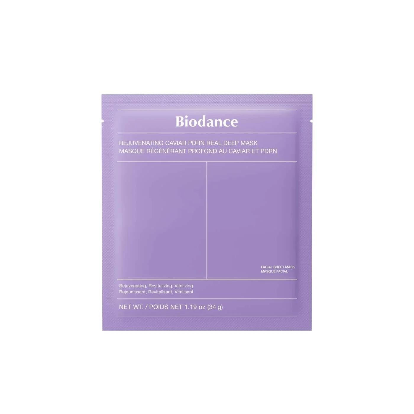Biodance Revitalizing Caviar PDRN Mask Nourishing Sheet Mask 34g