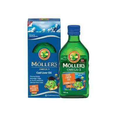 Möllers Omega 3 Tutti Frutti Flavored Fish Oil Supplement 150ml - Liquid Omega-3 for Kids and Adults - image 2