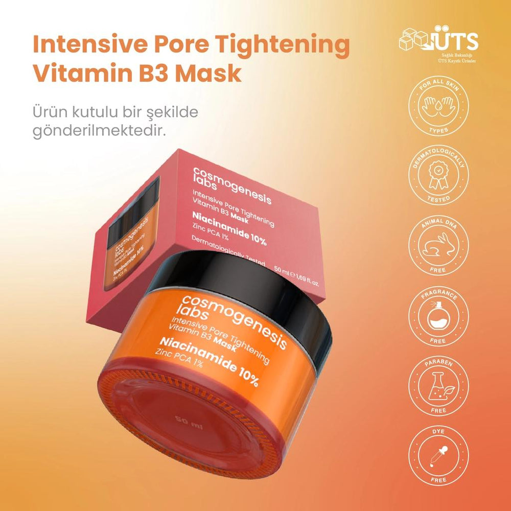 Cosmogenesis Labs Pore Tightening Vitamin B3 Cream Mask 50 ml