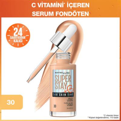 Maybelline New York Super Stay Skin Tint Foundation Makeup - Lightweight, 24 Hour Wear, Vitamin C Enriched - view 2