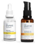 The Purest Solutions Brightening Serum Set - Anti-aging Skincare with Vitamin C & Arbutin - Face Serum