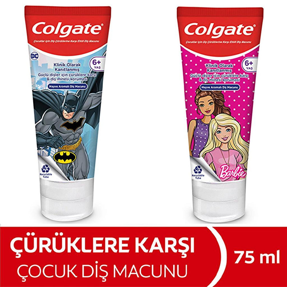 Colgate Barbie & Batman Kids Toothpaste 75 ml