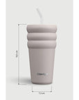 Stevig Bubble Stainless Steel Thermos in Crushed Rock 600ml