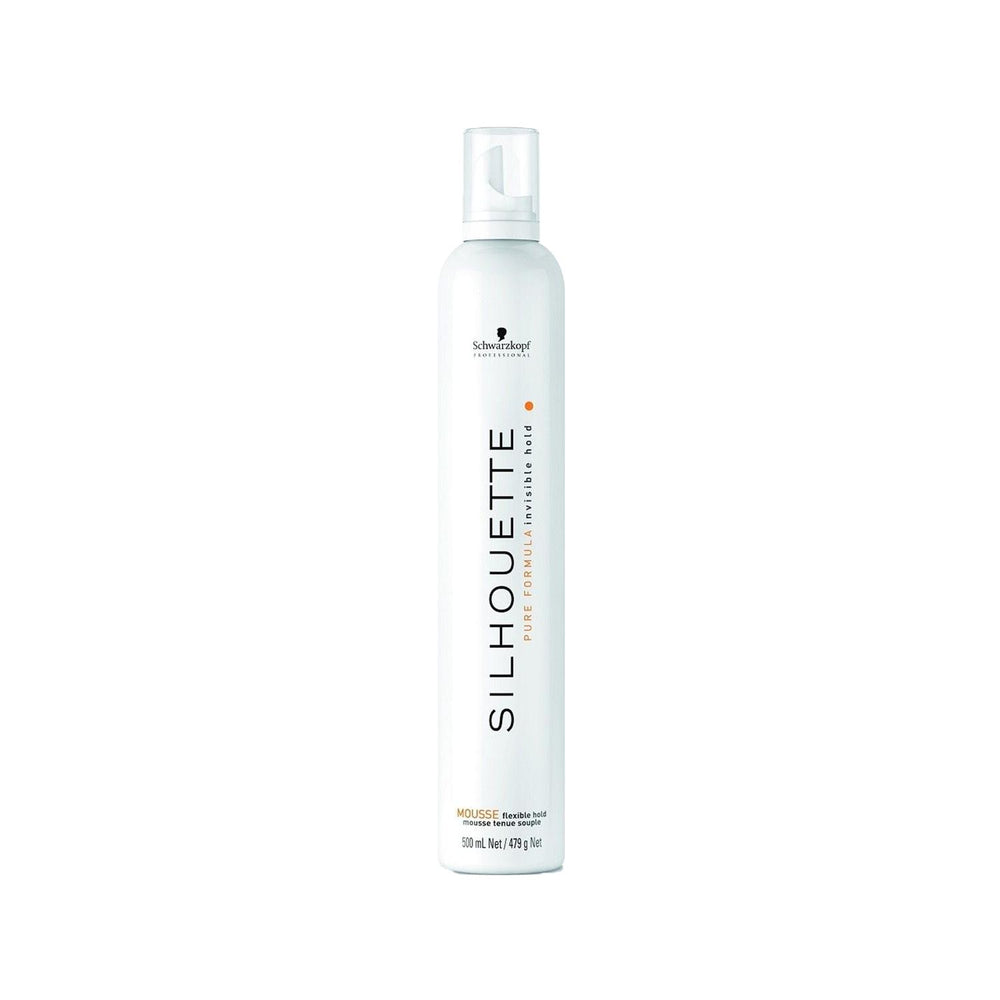 Schwarzkopf Silhouette Flexible Hold Hair Styling Foam 500ml - Flexible Grip for Manageable Styling - Hair Care