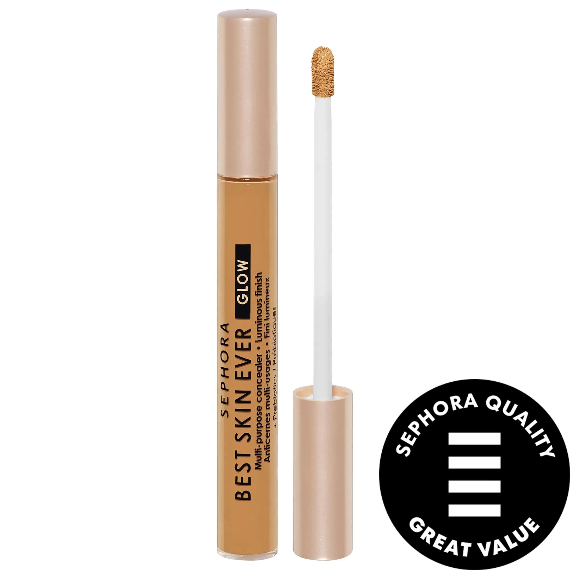Sephora Collection Best Skin Ever Multi-Use Hydrating Glow Concealer - Long-Lasting, Non-Comedogenic Makeup with Plant-Based Prebiotics Sephora Best Skin Ever Glow Concealer - Hydrating &amp; Non-Comedogenic multi-use concealer, hydrating concealer, glow concealer, Sephora Collection concealer, noncomedogenic makeup, long-lasting concealer, makeup for sensitive skin, under-eye correction, radiant finish, buildable coverage, plant-based prebiotics, skincare infused makeup, cosmetic concealer, everyday makeup, sp