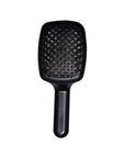 Janeke Curvy M Detangling Hairbrush Chrome Black