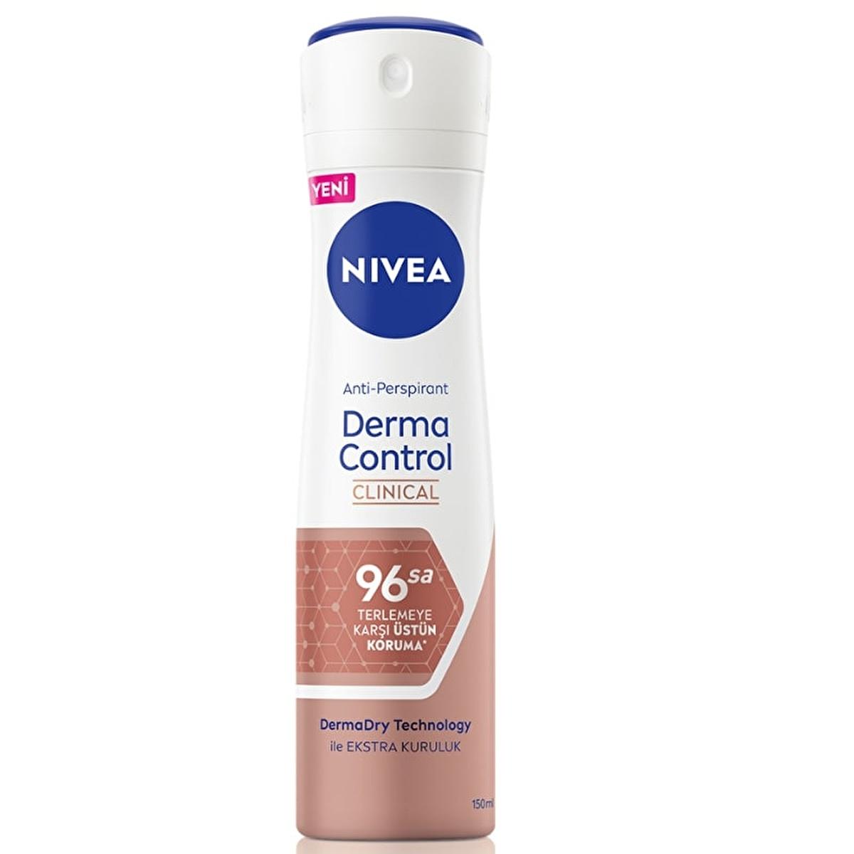 nivea derma control women's deodorant spray 150 ml, nivea women's deodorant spray application, nivea derma control deodorant bottle NIVEA Derma Control Women's Deodorant Spray - Superior Protection for All Skin Types | 150 ml NIVEA Derma Control Women's Deodorant Spray - 150 ml nivea, women-deodorant, deodorant-spray, dermacontrol, antiperspirant, alcohol-free, daily-use, skin-care, personal-care, ai-generated