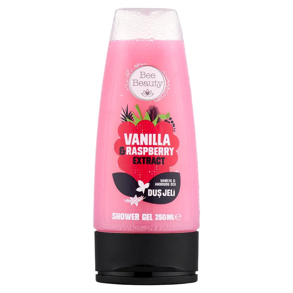 Bee Beauty Vanilla &amp; Raspberry Shower Gel for Soft Skin 250 ml