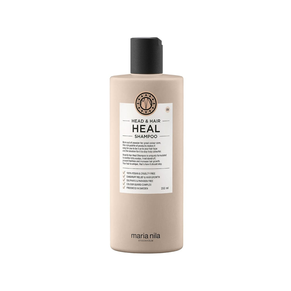 Maria Nila Head & Hair Heal Shampoo 350ml - Nourishing & Healing Properties for Hair Care Maria Nila Head & Hair Heal Shampoo - Nourishing Hair Care Maria Nila shampoo, hair heal shampoo, nourishing shampoo, 350 ml shampoo, hair care products, hair nourishment, scalp care, healthy hair, hair repair, sulfate-free shampoo, natural hair care, hair growth, Maria Nila Head & Hair Heal, Şampuan