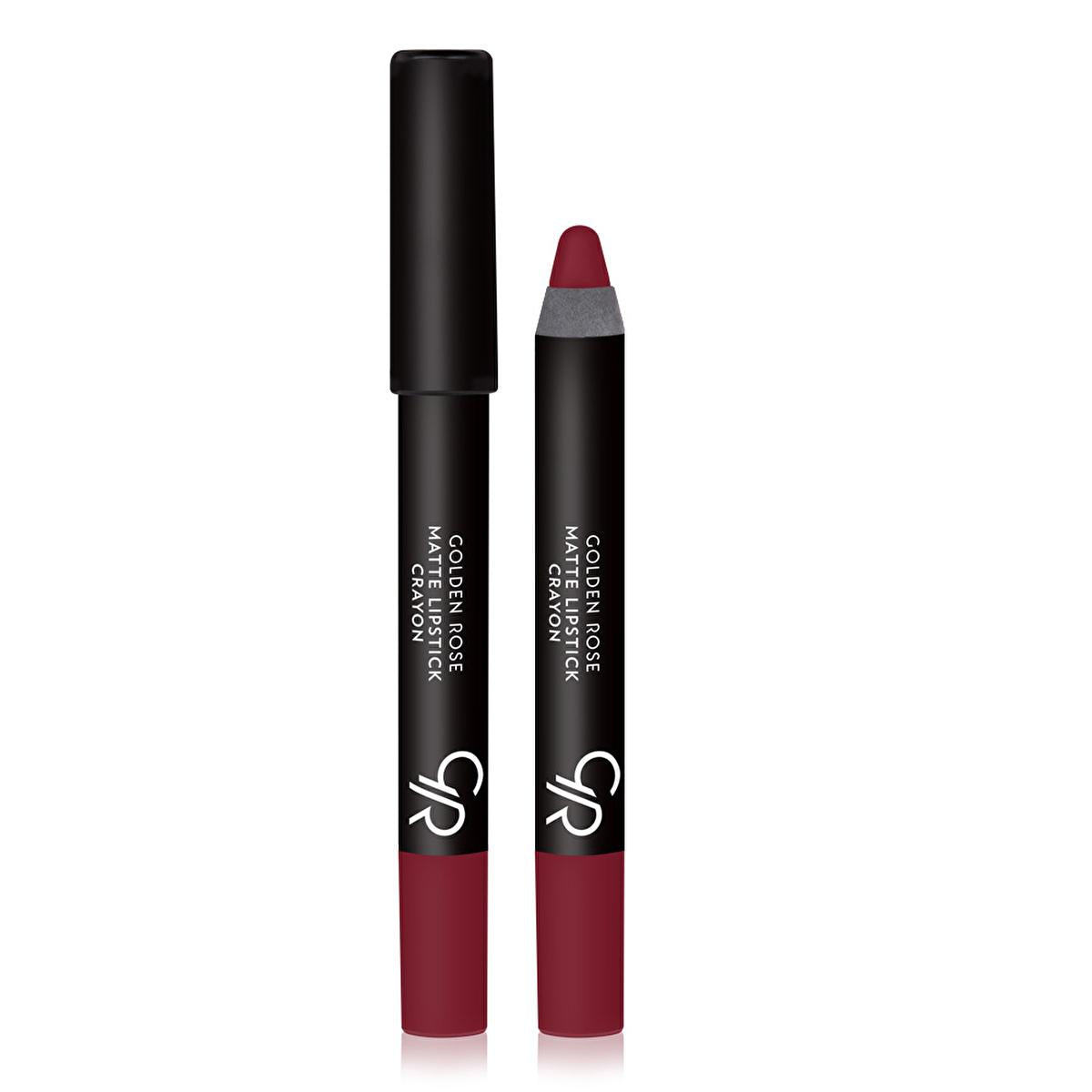 Golden Rose Matte Lipstick Crayon - Moisturizing, Paraben-Free Lip Color with Velvety Texture Golden Rose Matte Lipstick Crayon - Paraben-Free & Moisturizing Matte Lipstick Crayon, Paraben-free lipstick, Moisturizing lip color, Golden Rose cosmetics, Dermatologically tested lipstick, Velvet texture lipstick, Long-lasting lip color, Cosmetics for sensitive skin, Natural lip care, Beauty essentials