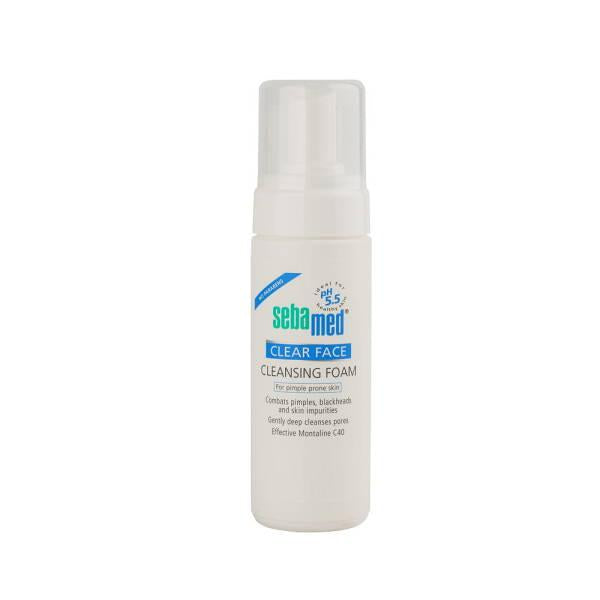 Sebamed Clear Face Cleansing Foam - Gentle & Effective Soap-Free Face Wash for Acne-Prone Skin | Sebum & Dirt Removal, Skin Protection (150ml) Sebamed Clear Face Foam: Gentle Acne Cleanser | Soap-Free Sebamed Clear Face Cleansing Foam, facial cleansing foam, acne cleansing foam, gentle face cleanser, soap-free face wash, skin protection cleanser, Sebamed, face wash, cleanser, acne, blemishes, sensitive skin, pH balanced, lactic acid, panthenol, Cocamidopropyl Betaine, skin care, beauty, German skincare, gen