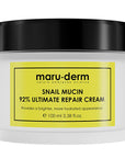 Maruderm Snail Mucin Face Cream - 92% Snail Secretion Filtrate for Deep Skin Repair, Anti-Aging, Hydration & Fine Line Reduction - All Skin Types Maruderm Snail Mucin Cream - Repair, Hydrate, Anti-Aging Snail mucin cream, Snail secretion filtrate cream, Anti-aging cream, Hyaluronic acid cream, Hydrating face cream, Skin repair cream, Fine line reduction cream, Maruderm snail cream, Snail cream for damaged skin, Snail essence cream, Snail cream, Mucin cream, Face cream, Skin care, Anti-aging, Hydration, Fine