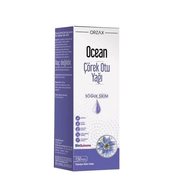 Ocean Cold-Pressed Black Seed Oil - 150ml Natural Health Supplement for Holistic Wellness - Vitamin & Supplement