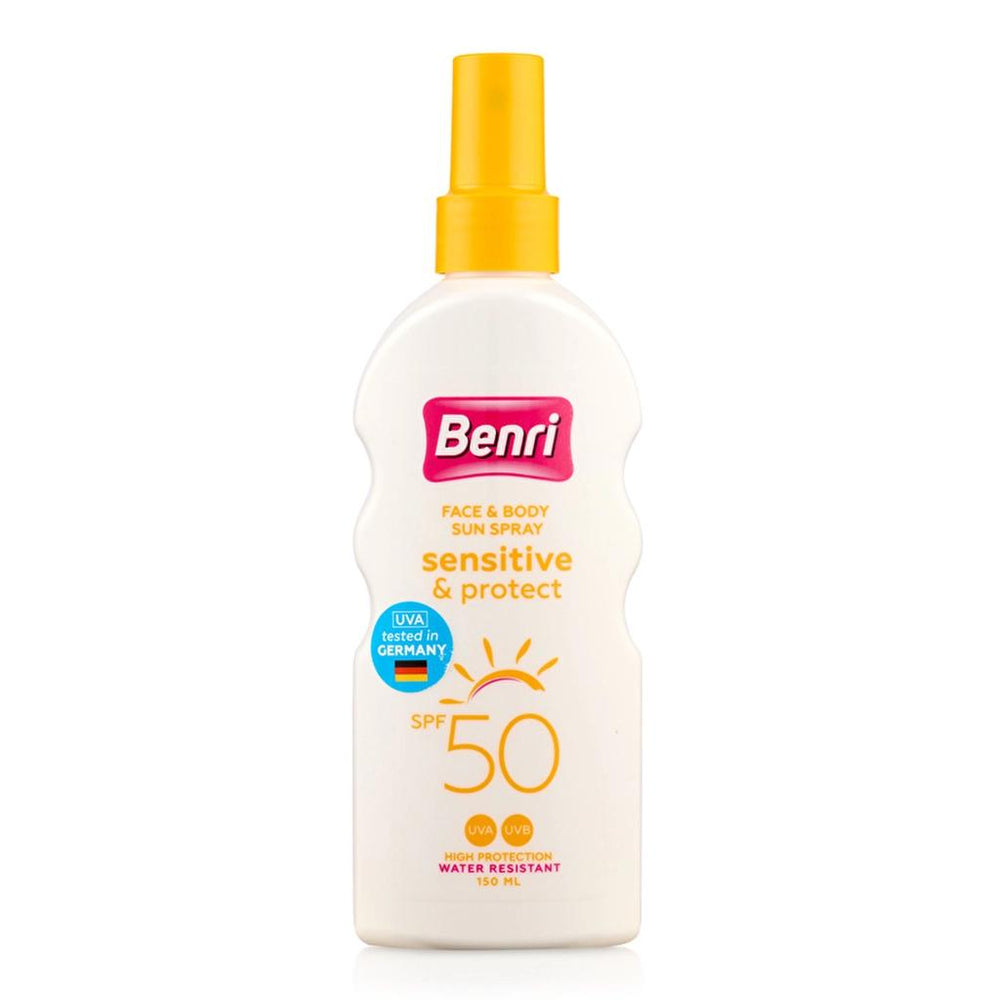 Benri Sensitive & Protect Sunscreen Spray SPF 50 150 ml