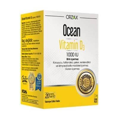 Ocean Vitamin D3 1000IU Spray 20ml - Supports Bone Health & Easy-to-Use Dietary Supplement for Adults - image 2