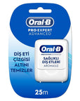 Oral-B Pro-Expert Clinic Line Dental Floss 25m - Mint Flavored, Gentle on Gums Oral-B Pro-Expert Clinic Line Dental Floss 25m dental floss, oral hygiene, mint flavored floss, interdental cleaning, gum care, oral care, flossing, dental health, healthy gums, mint dental floss, Oral-B, Pro-Expert, Clinic Line, gentle on gums, easy to use, 25m dental floss