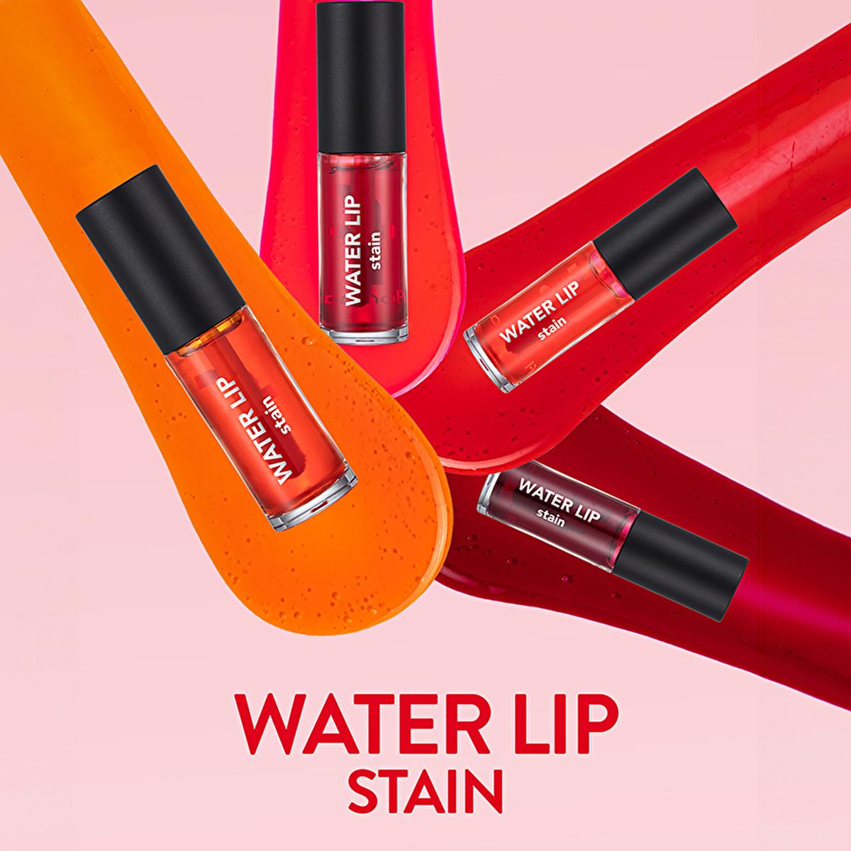 Flormar Water Lip Stain 004 Orange Juice - Long-Lasting Lip and Cheek Tint with Matte Finish Flormar Water Lip Stain 004 - Long-Lasting Matte Lip & Cheek Tint water lip stain, matte lip tint, long-lasting lip color, lip and cheek tint, Flormar Water Lip Stain 004 Orange Juice, cosmetic, makeup, lip care, cheek color, vibrant lip color, nourishing lip product, lightweight formula, intense pigment, matte finish, sponge-tipped applicator, daily makeup, special occasion makeup