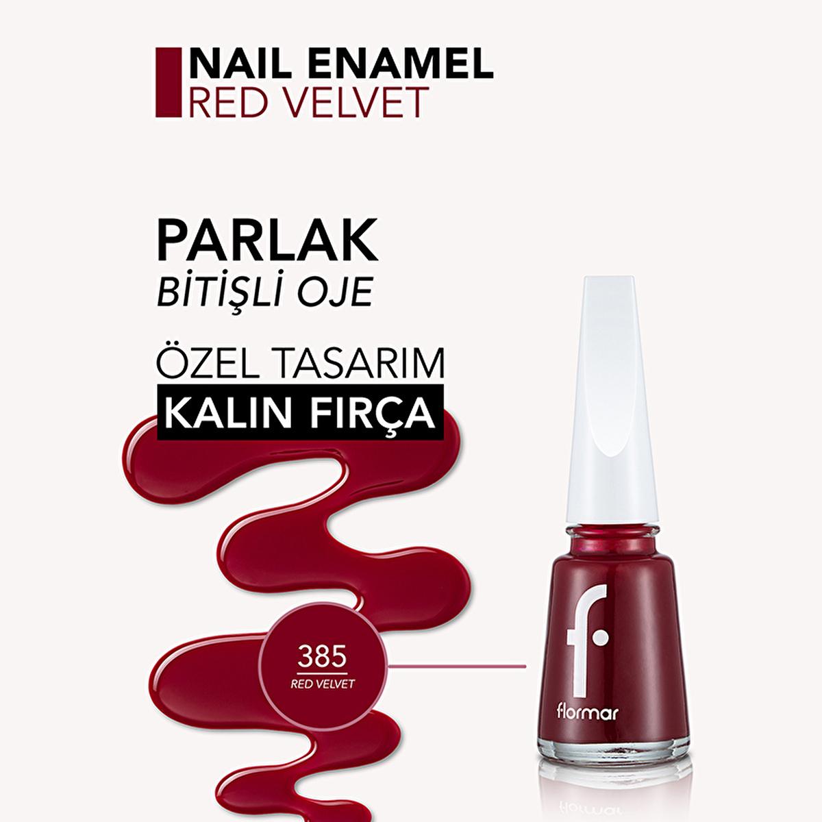 Flormar Red Velvet Nail Enamel: Intense Pigment, Long Lasting, Chip Resistant, Shiny Finish – Professional Quality Nail Polish Flormar Red Velvet Nail Enamel: Long Lasting, Chip Resistant Polish Nail Enamel, Nail Polish, Long lasting nail polish, Chip resistant nail polish, Flormar nail enamel, Red nail polish, Highly pigmented nail polish, Shiny nail polish, manicure, nail care, nail color, Red Velvet, Flormar Red Velvet, intense color, long-lasting, chip-resistant, shiny finish, nail treatment, vibrant co