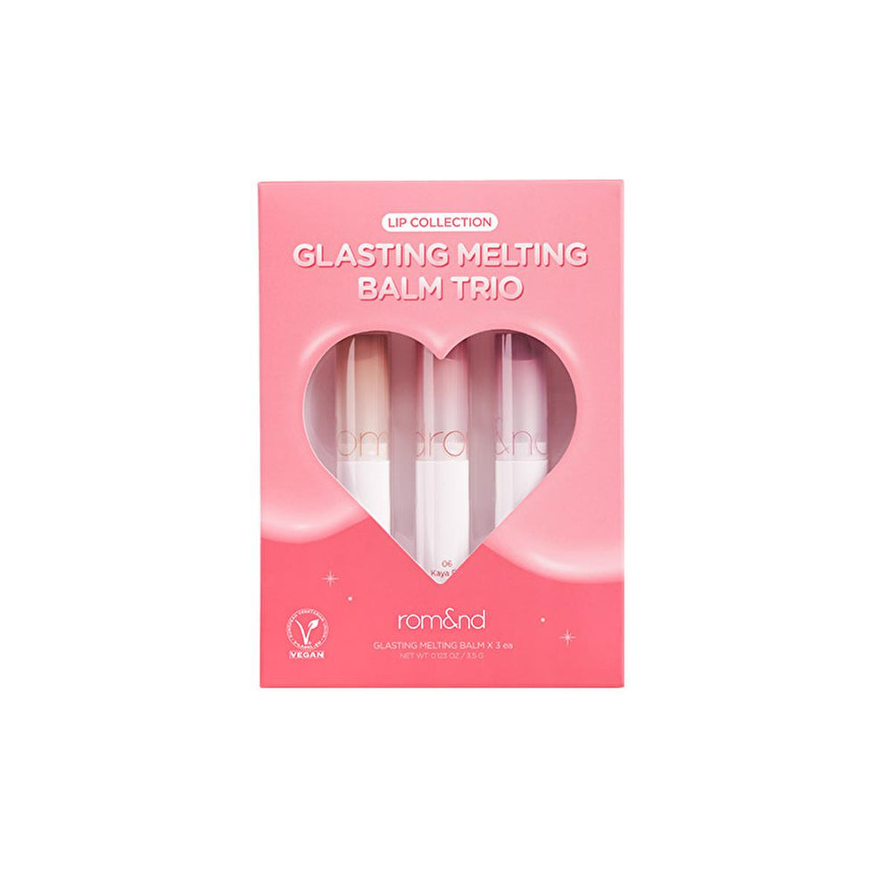 rom&nd Glasting Melting Balm Trio: Hydrating & Glossy Korean Lip Balm Set with Plant-Based Oils for Intense Moisturization rom&nd Lip Balm Trio: Hydrating, Glossy, & Colored Lip Care Lip balm set, Hydrating lip balm, Glossy lip balm, Colored lip balm, rom&nd melting balm, Korean lip balm, Tinted lip care, Moisturizing lip treatment, Lip care, Lip hydration, Glossy lips, Korean beauty, K-beauty, Plant-based lip balm, Trio of colors, Lightweight lip balm, Gift for her, Beauty essentials, Lip makeup, Lip treat