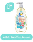 Uni Baby Natural Hypoallergenic Baby Shampoo & Body Wash - Gentle, Moisturizing, Dermatologically Tested - 23.69 fl - view 3