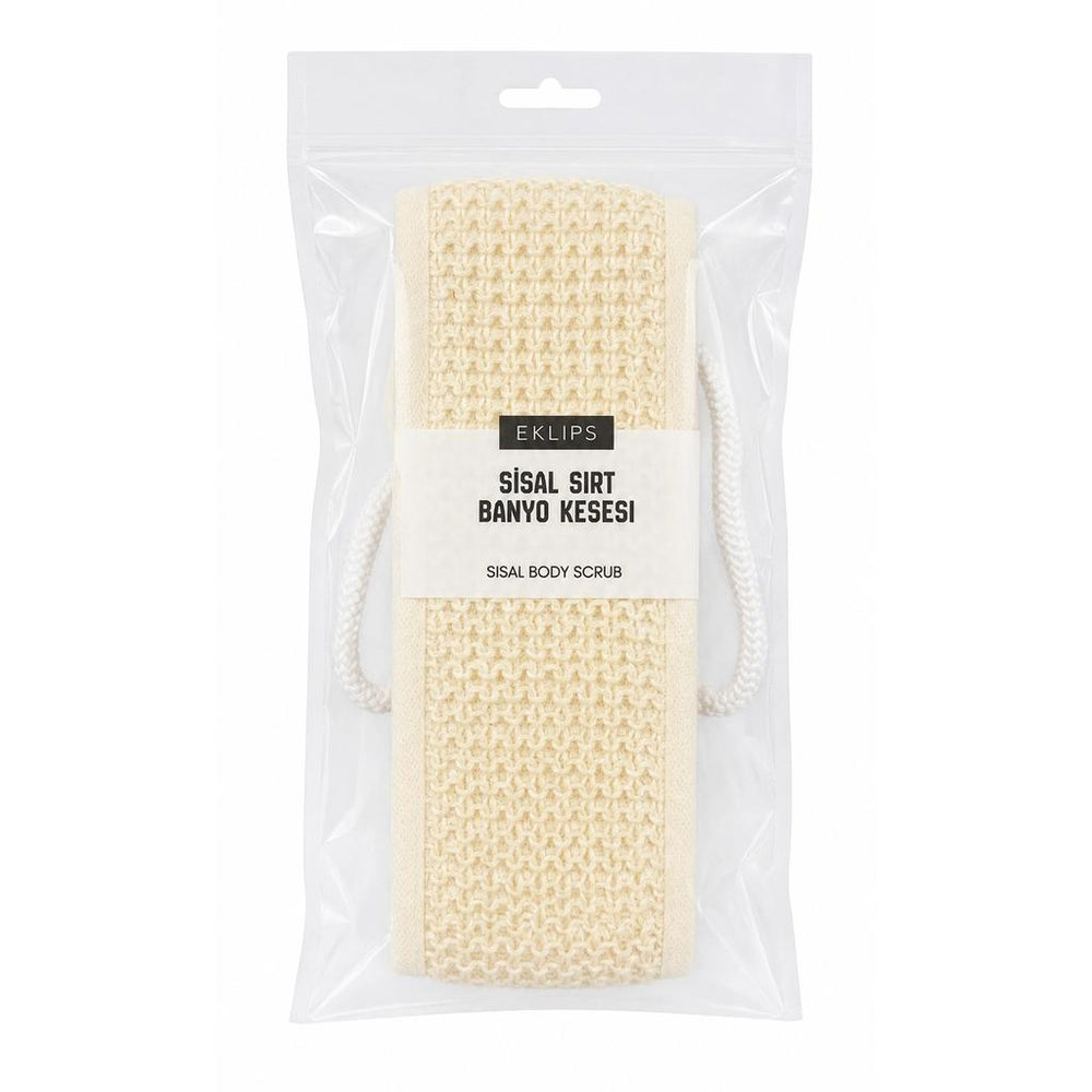 Eklips Sisal Back Scrubber for Deep Exfoliation 1 pc