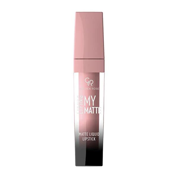 Golden Rose Matte Liquid Lipstick - Long-Lasting, Intense Color & Comfortable Wear Golden Rose Matte Liquid Lipstick - Long-Lasting & Comfortable matte liquid lipstick, long-lasting lip color, intense lip color, comfortable lipstick, lip ink, Golden Rose, cosmetics, beauty products, long-lasting makeup, matte finish lipstick