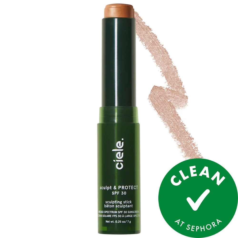 Sculpt & PROTECT SPF 30+ Bronzing Cream Contour Stick - Gluten-Free, Cruelty-Free Makeup with Antioxidants & Recyclable Packaging SPF 30+ Bronzing Contour Stick - Gluten-Free & Cruelty-Free bronze contour stick, SPF 30+ sunscreen, gluten-free cosmetics, cruelty-free beauty products, recyclable packaging cosmetics, mineral hybrid bronzing, multipurpose contour stick, acne-safe, non-comedogenic, antioxidant-rich, Vitamin E, Bisabolol, sun protection, cosmetic benefits, skincare products, sustainable beauty, e