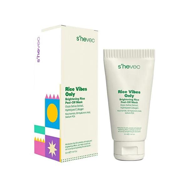 She Vec: Rice Vibes Only Brightening Face Mask - Hydrating, Anti-Aging & Skin Tone Balancing - Illuminate & Revitalize Your Skin! She Vec Rice Mask: Brighten, Hydrate & Renew Skin face mask, brightening face mask, anti-aging face mask, hydrating face mask, skin tone balancing mask, exfoliating face mask, rice face mask, skin elasticity mask, soothing face mask, pore cleansing mask, brightening, anti-aging, hydration, skin tone, exfoliation, elasticity, soothing, pore cleansing, radiant skin, even skin tone,