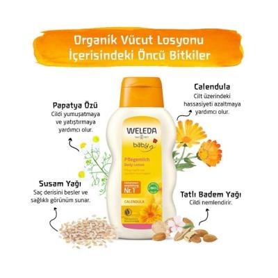 weleda-baby-calendula-moisturizing-lotion-200ml, weleda-baby-lotion-organic-ingredients Weleda Baby Calendula Moisturizing Lotion - 200 ml Weleda Baby Calendula Moisturizing Lotion - 200 ml weleda, baby-lotion, organic, calendula-lotion, moisturizer, soothing-lotion, sensitive-skin, natural-skin-care, baby-care, ai-generated