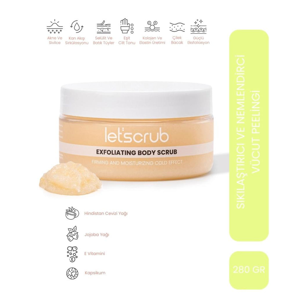 Let'scrub Cold Effect Menthol Body Scrub & Firming Peeling 280g