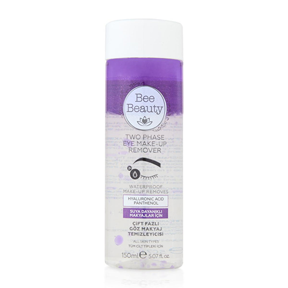 Bee Beauty Dual-Phase Eye Makeup Remover: Gentle, Waterproof, Oil-Based Makeup Cleanser (150 ml / 5.07 fl oz) Bee Beauty Eye Makeup Remover: Gentle, Waterproof - Cleanse & Refresh Eye Makeup Remover, Dual-Phase Makeup Remover, Waterproof Makeup Remover, Gentle Eye Makeup Remover, Bee Beauty Makeup Remover, Oil Based Makeup Remover, Makeup Cleanser, Eye Cleanser, Makeup Removal, Sensitive Skin, Eye Irritation, Hydrating Cleanser, Deep Cleansing, Cosmetics, Beauty, Skin Care, Makeup, Women's Beauty, Makeup Re