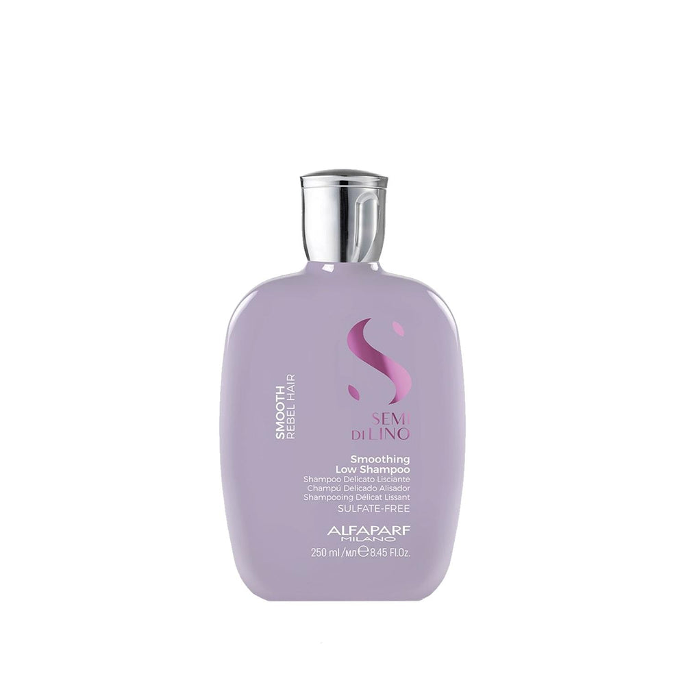 Alfaparf Semi Di Lino Smooth Smoothing Shampoo - 250ml, Smooths & Moisturizes Frizzy Hair - Shampoo