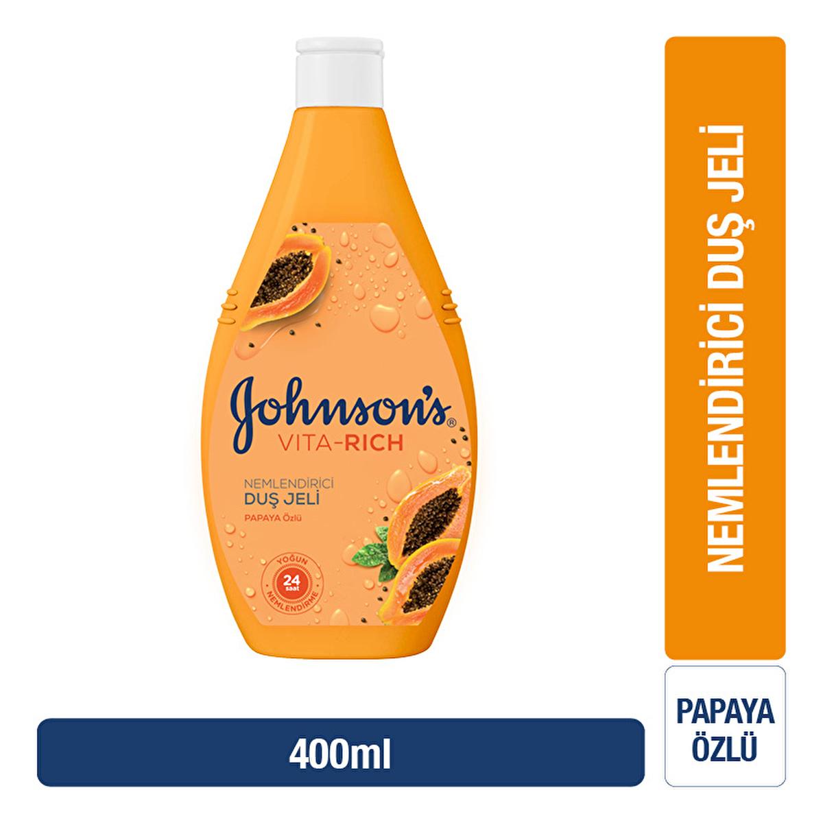 Johnson's Vita-Rich Papaya Moisturizing Shower Gel - 24 Hour Hydration, Rich Lather & Refreshing Fragrance Johnson's Vita-Rich Papaya Shower Gel - 24 Hour Moisturizing moisturizing shower gel, papaya extract body wash, fragrant shower gel, rich and creamy body wash, Johnson's Vita-Rich, hydrating body wash, nourishing shower gel, soft skin, smooth skin, 24 hour hydration, luxurious shower experience, refreshing fragrance, gentle cleansing, papaya benefits, antioxidant benefits