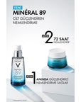 Vichy Mineral 89 Light Cream - Long-Lasting Hydration Moisturizer for Normal to Combination Skin - view 3