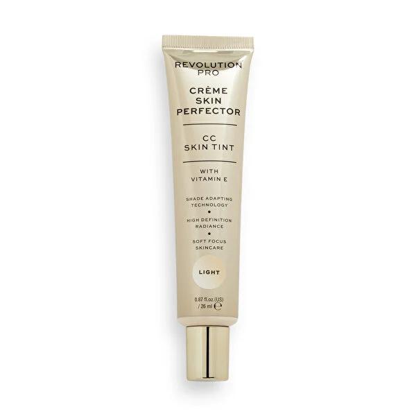 Revolution Pro CC Krem Skin Tint: Natural Finish, Light Coverage & Hydrating Color Correcting Cream with Vitamin E - Vegan Revolution Pro CC Cream: Light Coverage & Natural Finish | Vegan CC cream, skin tint, color correcting cream, light coverage foundation, vegan CC cream, vitamin E skin tint, natural finish foundation, easy blending CC cream, skin tone adapting foundation, hydrating CC cream, vegan, vitamin E, natural finish, easy blending, skin tone adapting, hydrating, makeup, cosmetics, beauty, natura