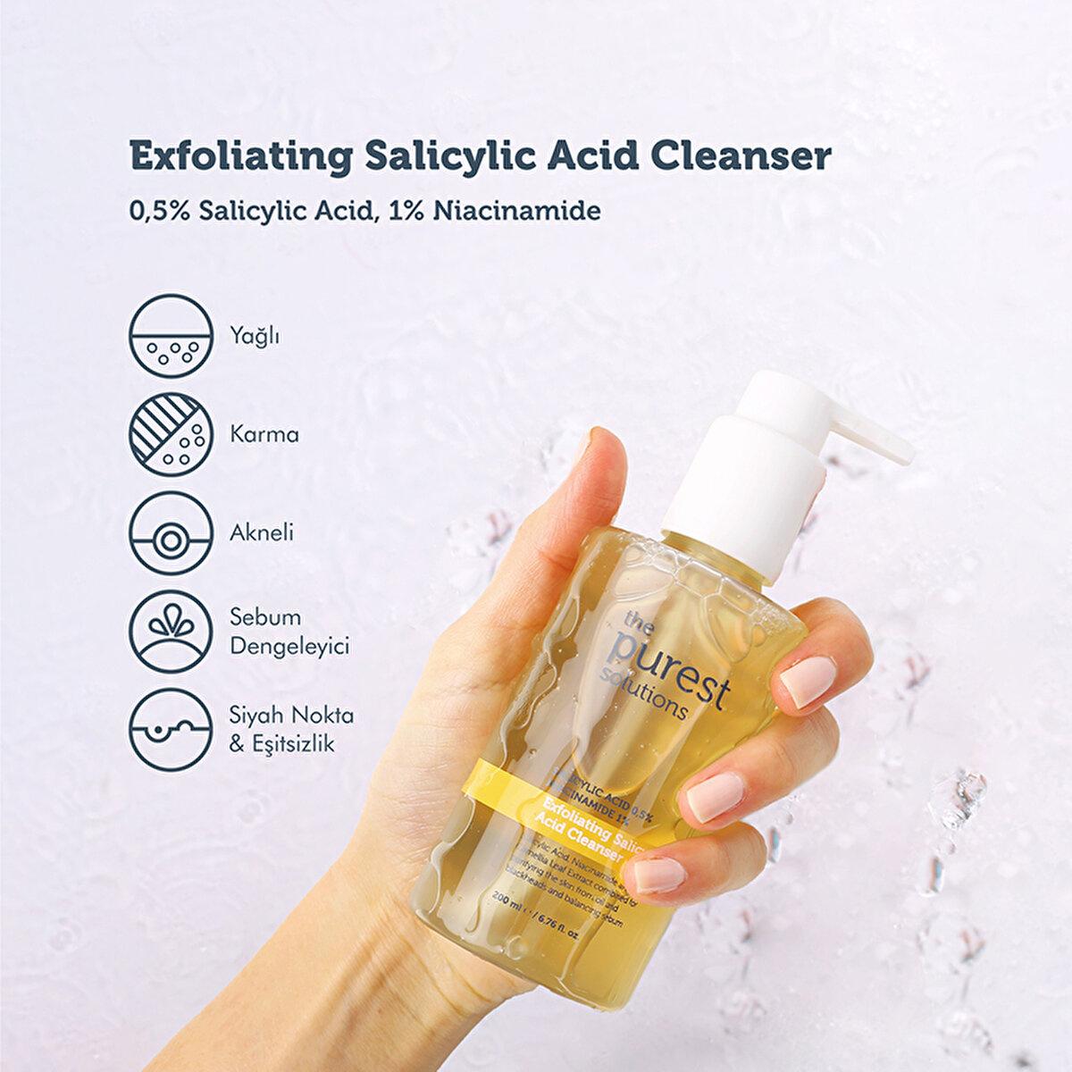 The Purest Solutions Facial Cleansing Gel for Oily Skin - Salicylic Acid & Niacinamide Enriched The Purest Solutions Facial Cleansing Gel - Salicylic Acid & Niacinamide facial cleansing gel, oily skin care, acne treatment, salicylic acid cleanser, niacinamide skincare, green tea extract skincare, deep cleansing, sebum balance, soothing skincare, daily skincare routine, oily skin solution, acne prone skin care, cleansing gel, skincare essentials