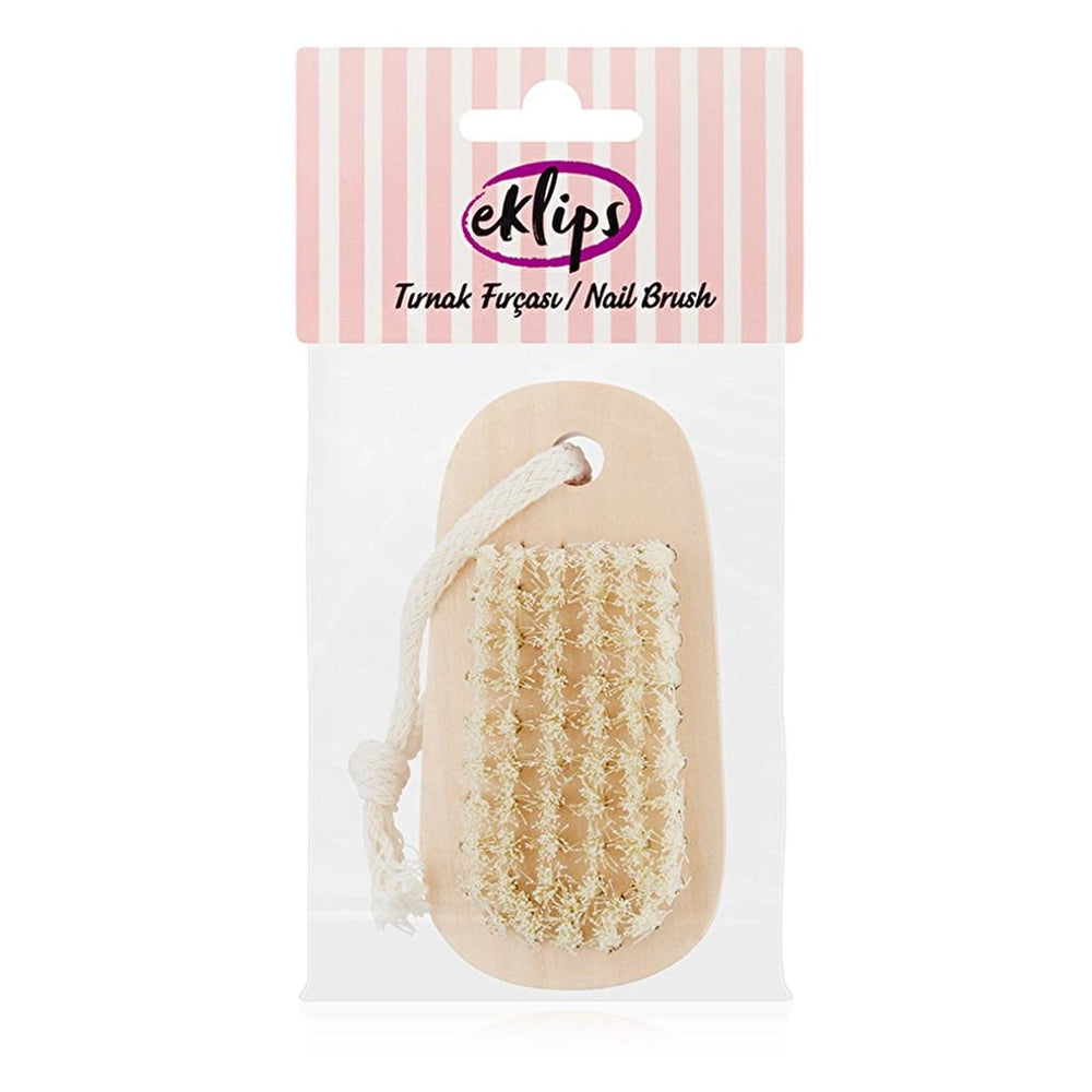 Eklips Wooden Nail Brush for Gentle Cleaning 1 Piece
