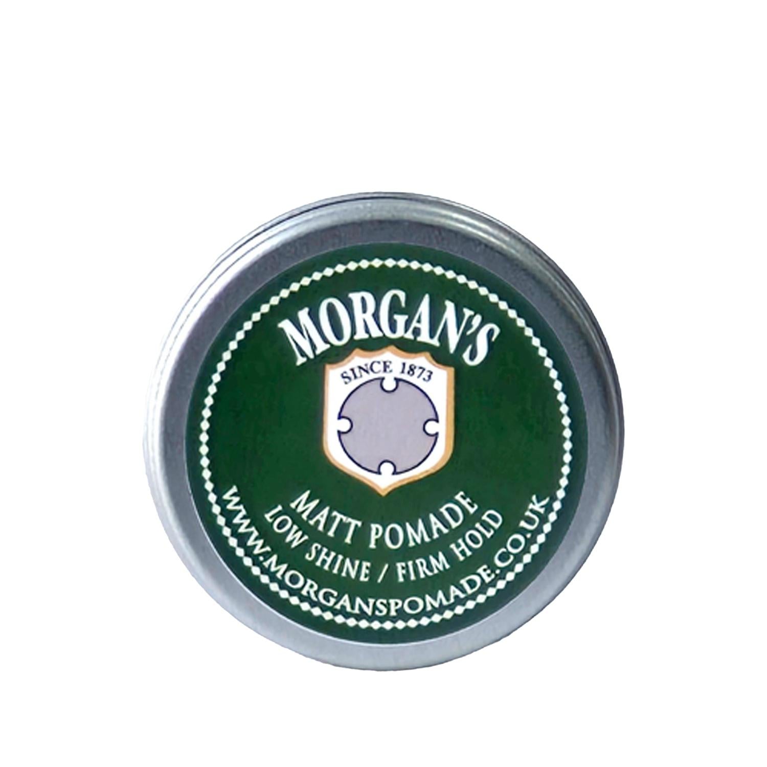 Morgan's Pomade Low Shine Firm Hold Matt Pomade for Stylish Hair - 15g Morgan's Low Shine Firm Hold Pomade - 15g Hair Pomade, Low Shine Hair Product, Firm Hold Hair Styling, Matt Finish Pomade, Morgan's Pomade, Hair Styling Products, Matte Hair Products, Men's Grooming, Hair Care, Styling Products, Firm Hold Pomade, Low Shine Pomade, Matt Pomade, Travel-friendly Hair Products
