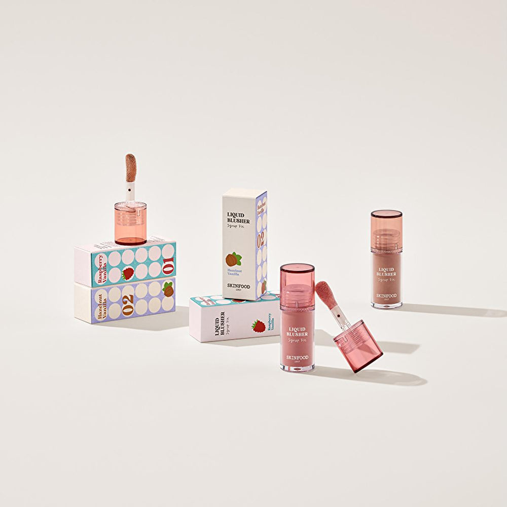 Skinfood Syrup Fit Likit Allık 01 Raspberry Vanilla Makeup Blush - Natural Cheek Color with Raspberry Vanilla Scent - view 2
