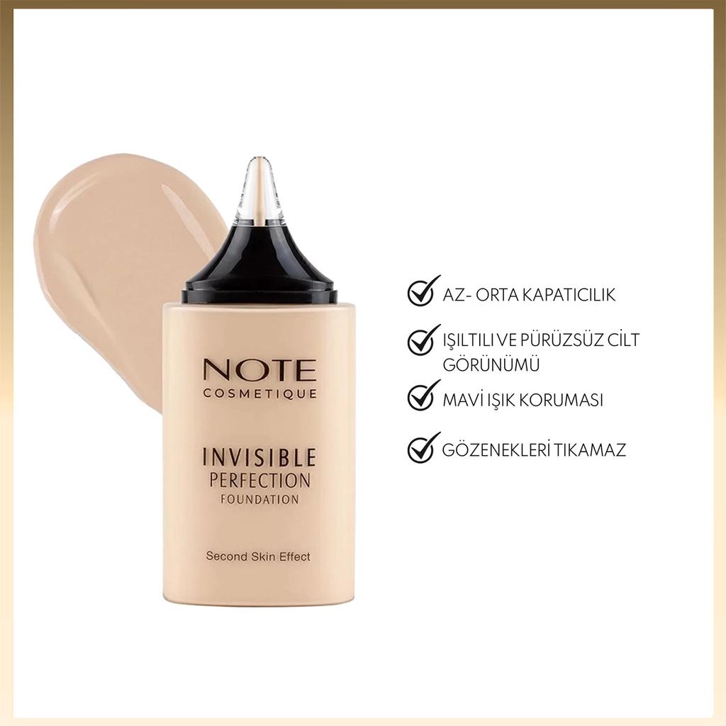 Note Invisible Perfection Foundation with Neutral Undertone 30ml