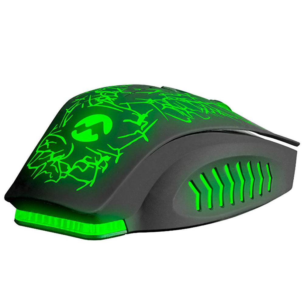 Everest SM-700 Wired Gaming Mouse - Customizable DPI, Optical Sensor, Black - view 5