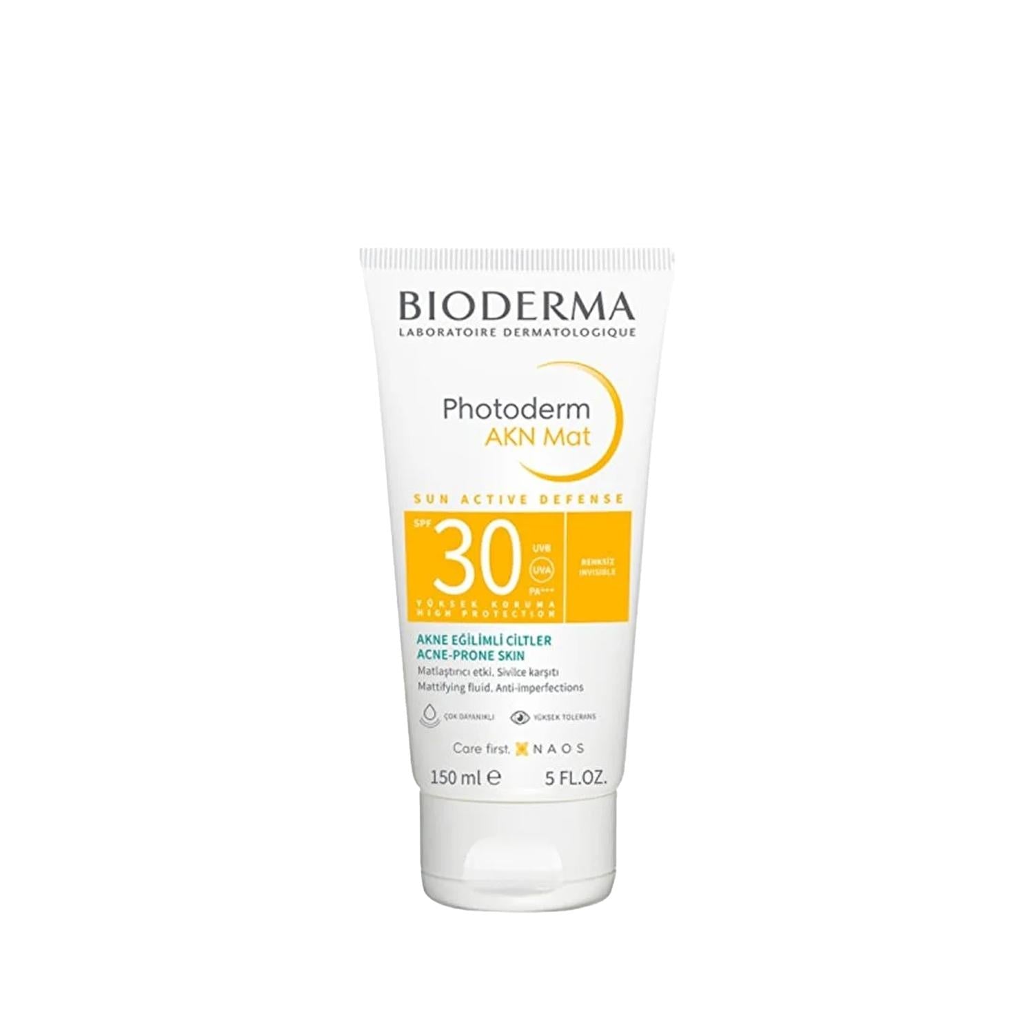 Bioderma Photoderm AKN Mat SPF30 Sunscreen Cream - Mattifying, Acne Control, 5.07 fl oz Bioderma SPF30 Mattifying Sunscreen for Acne-Prone Skin sunscreen cream, SPF30, acne control, mattifying sunscreen, Bioderma Photoderm AKN Mat, acne-prone skin, sun protection, mattifying effect, daily sun care, skin health, cosmetic, skincare, dermatologically tested, non-comedogenic, oil control