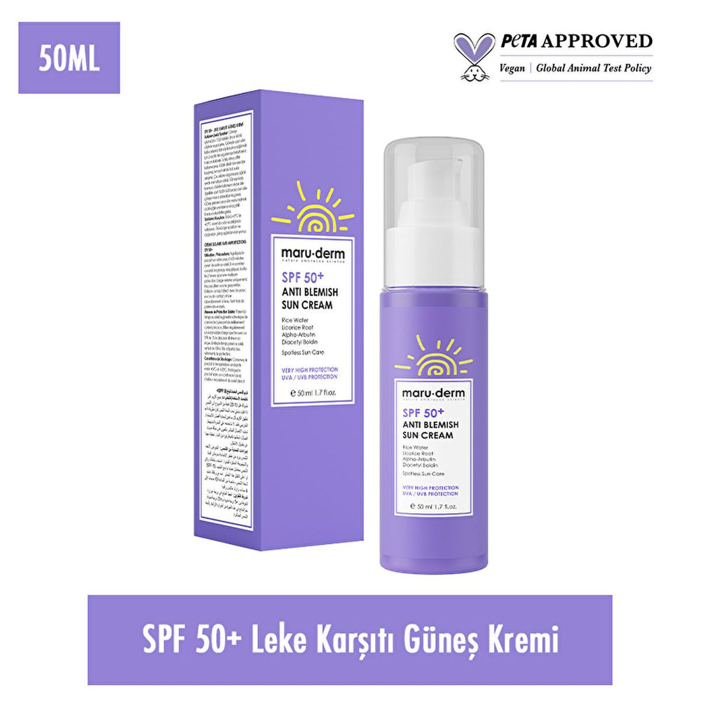 Maruderm SPF 50+ Anti-Tan Sunscreen Cream for Flawless Skin | 50 ml - view 3