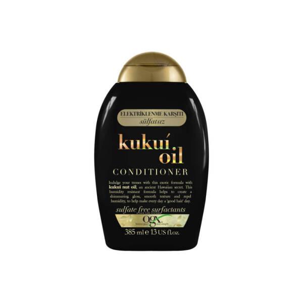 OGX Kukui Oil Conditioner - Moisturizing Anti-Frizz Hair Care for Dry Damaged Hair - Conditioner