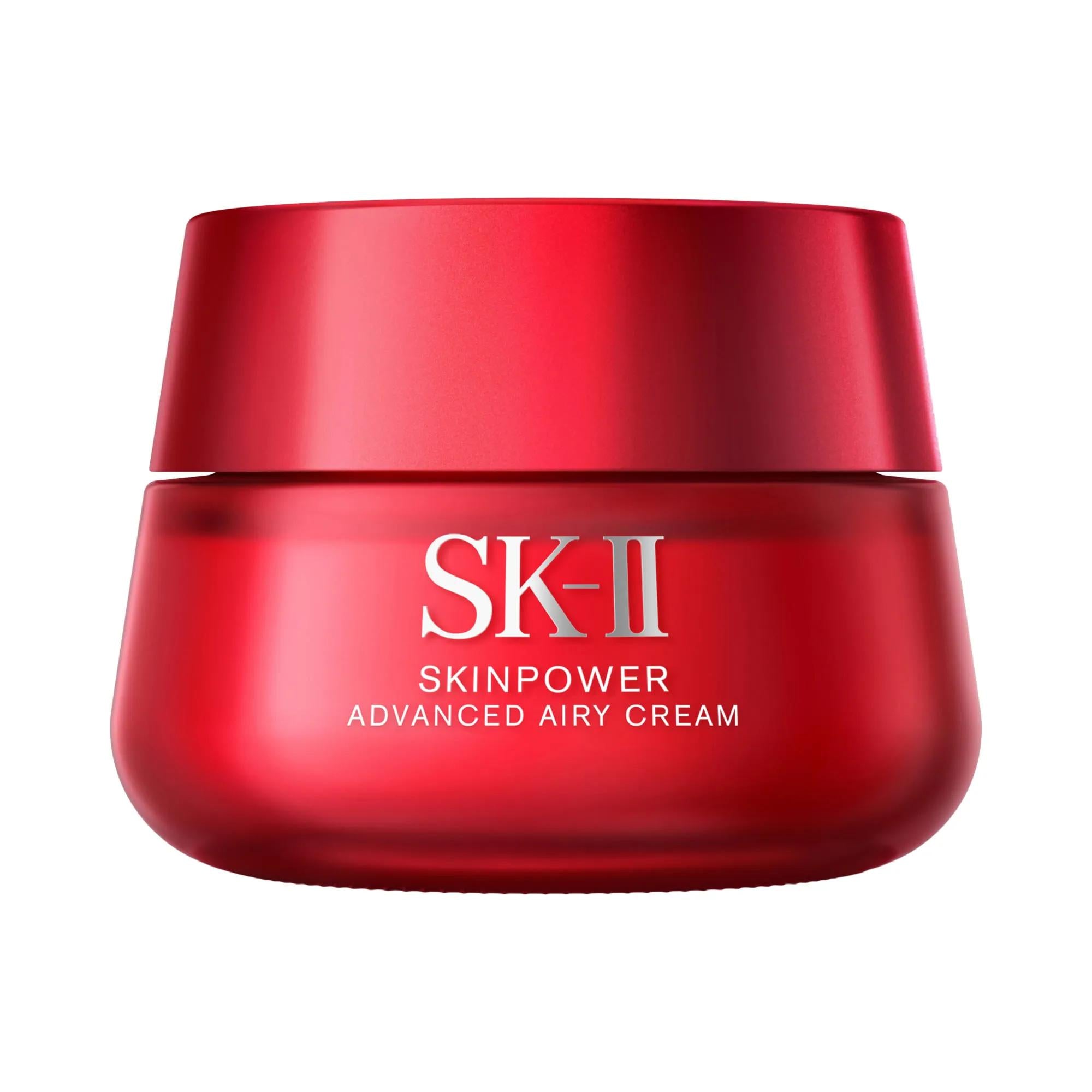 SK-II SKINPOWER Advanced Airy Cream - Lightweight Anti-Aging Moisturizer for Hydrated, Firmer Skin SK-II SKINPOWER Advanced Airy Cream - Anti-Aging Moisturizer SK-II, SKINPOWER Advanced Airy Cream, anti-aging skincare, lightweight moisturizer, hydrating cream, moisturizer, face cream, anti-aging, skincare, dry skin, aging skin, fine lines, wrinkles, loss of firmness, elasticity, PITERA, Peony Extract, Kinren Extract, normal skin, dry skin, combination skin, oily skin